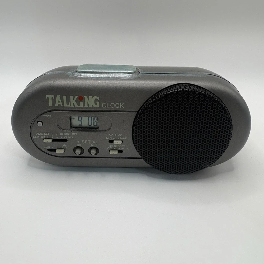 Vintage Utmost UT6633 Talking Digital Battery Alarm Clock - 1990 Retro - Tested